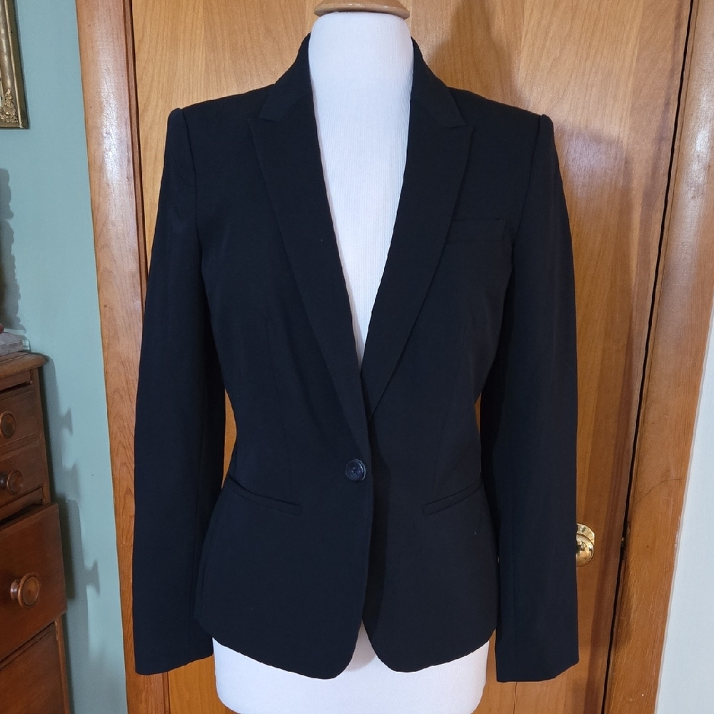 NWT Tommy Hilfiger One Button Blazer - Midnight (Navy Blue) - Size 8